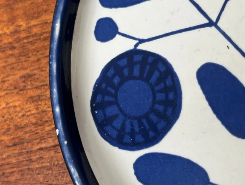 Pamono Mid-Century German Ceramic Stockholm Series Saucer from Melitta, 1960s> Dinnerware Accessories