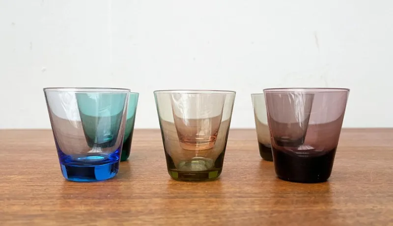 Clearance Pamono Mid-Century German Colourful Shot Glasses, 1960s, Set of 6
