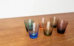 Clearance Pamono Mid-Century German Colourful Shot Glasses, 1960s, Set of 6