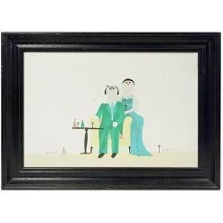Hot Pamono Mid-Century German Paintings from Barbara Oldenburg, Set of 5