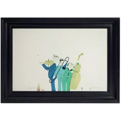 Hot Pamono Mid-Century German Paintings from Barbara Oldenburg, Set of 5