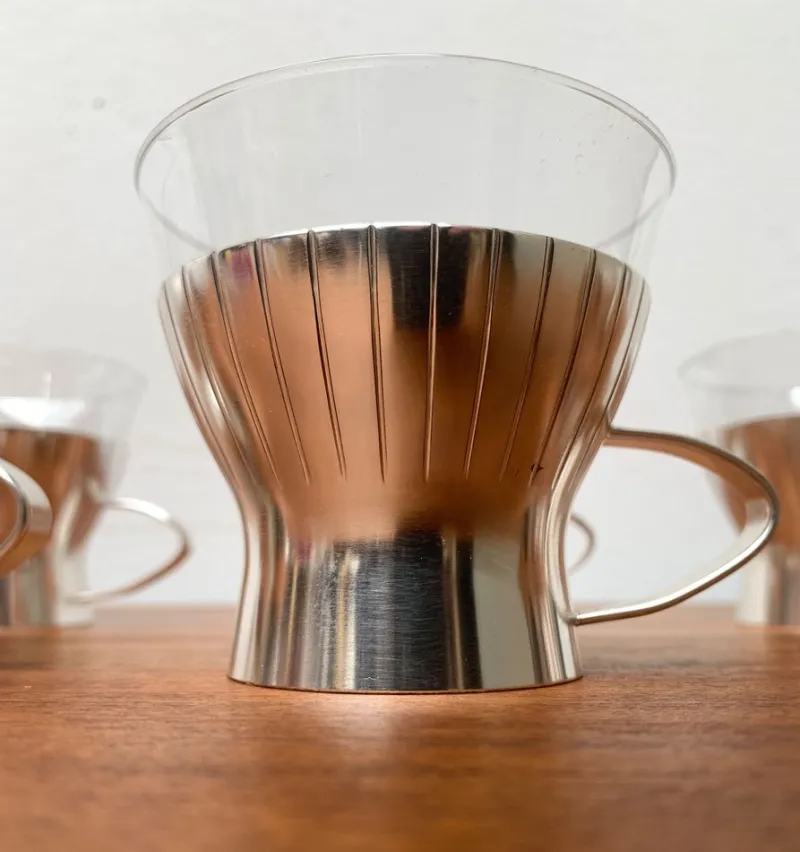 Clearance Pamono Mid-Century German Tea Glasses from WMF, 1960s, Set of 4
