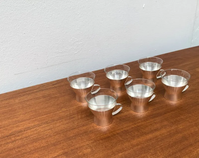 Clearance Pamono Mid-Century German Tea Glasses from WMF, 1960s, Set of 4