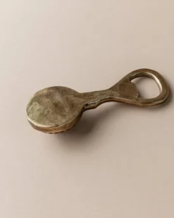 Pamono Mid-Century Golf Ball Bottle Opener in Brass, Italy, 1960s