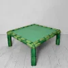 Pamono Mid-Century Green Ceramic Coffee Table by Colin Morrow for Arpex Rome, 1970s> Coffee & Side Tables