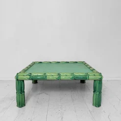 Pamono Mid-Century Green Ceramic Coffee Table by Colin Morrow for Arpex Rome, 1970s> Coffee & Side Tables