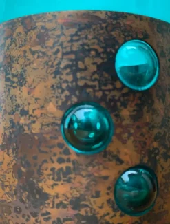 Online Pamono Mid-Century Green Glass & Copper Drinking Glasses by Nanny Still, 1960s, Set of 5