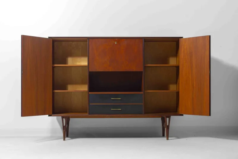 Pamono Mid-Century Highboard by Van Pelt, Belgium, 1960s> Cabinets & Wardrobes