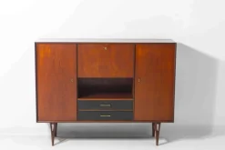 Pamono Mid-Century Highboard by Van Pelt, Belgium, 1960s><noscript><img width=