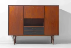 Pamono Mid-Century Highboard by Van Pelt, Belgium, 1960s><noscript><img width=