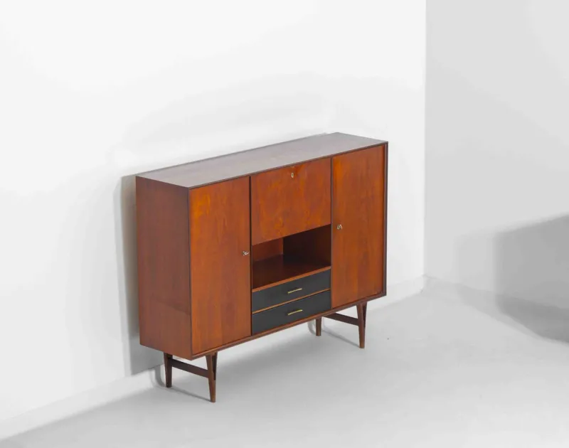 Pamono Mid-Century Highboard by Van Pelt, Belgium, 1960s> Cabinets & Wardrobes