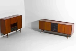Pamono Mid-Century Highboard by Van Pelt, Belgium, 1960s><noscript><img width=