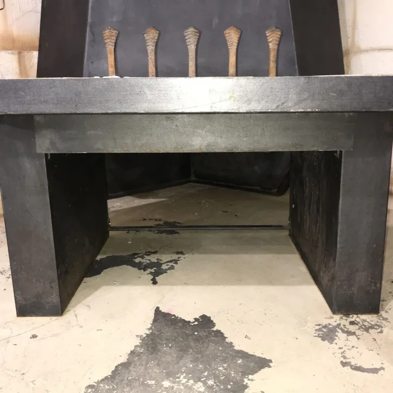 Hot Pamono Mid-Century Hotel Corner Fireplace attributed to Charlotte Perriand, 1969