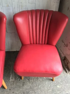 Discount Pamono Mid-Century Hungarian Vinyl Living Room Set, 1960s, Set of 3