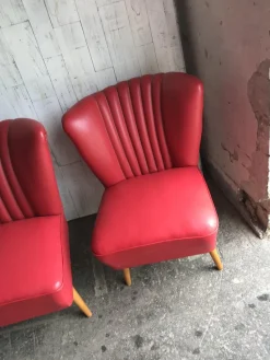 Discount Pamono Mid-Century Hungarian Vinyl Living Room Set, 1960s, Set of 3