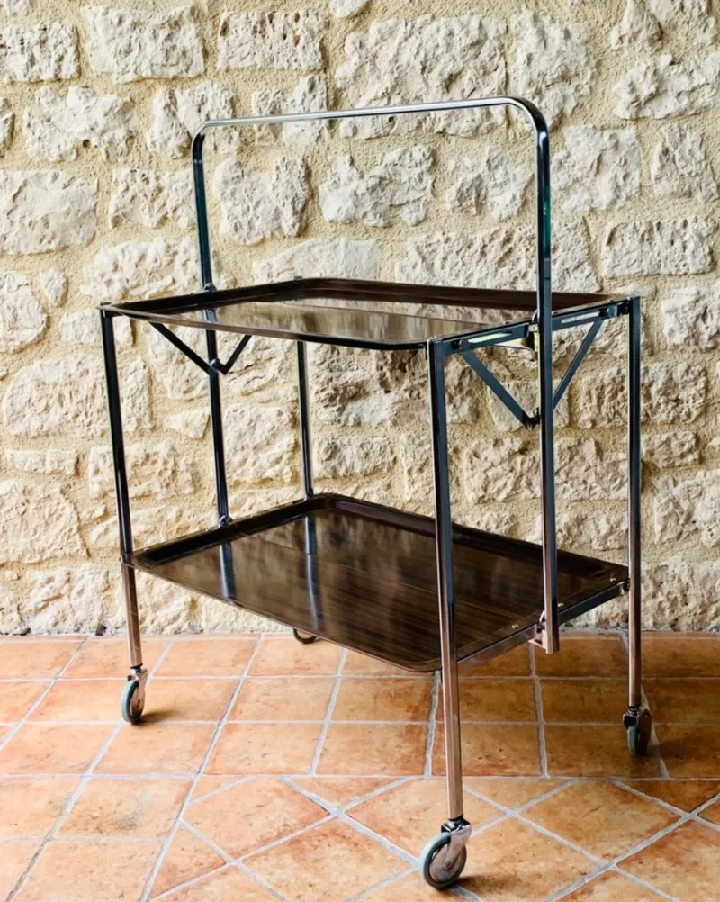 Pamono Mid-Century Italian Bar Cart by Speedy> Serving Bar Carts & Trolleys