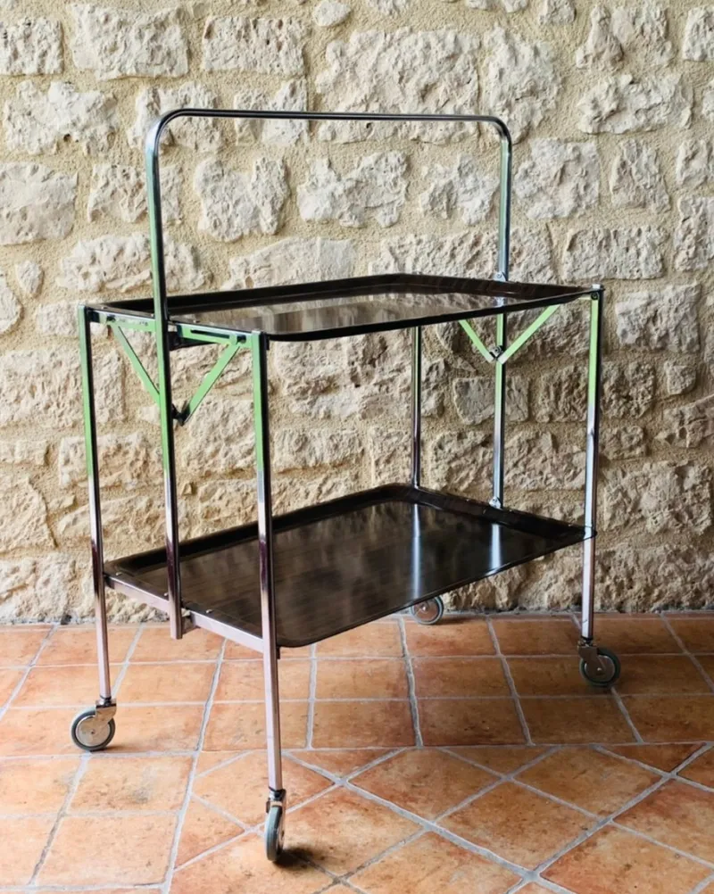 Pamono Mid-Century Italian Bar Cart by Speedy> Serving Bar Carts & Trolleys