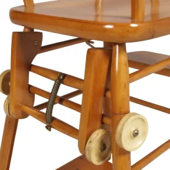 Pamono Mid-Century Italian Beech Children's Highchair, 1960s><noscript><img width=