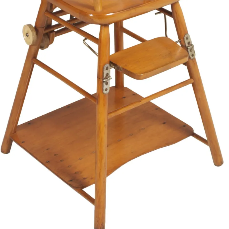 Pamono Mid-Century Italian Beech Children's Highchair, 1960s> Children's Chairs
