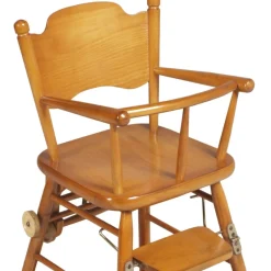 Pamono Mid-Century Italian Beech Children's Highchair, 1960s><noscript><img width=