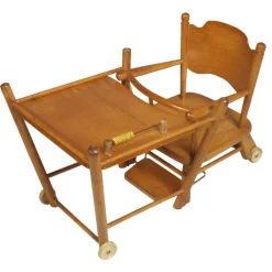 Pamono Mid-Century Italian Beech Children's Highchair, 1960s><noscript><img width=