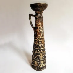 Clearance Pamono Mid-Century Italian Ceramic Candleholder by Aldo Londi for Bitossi