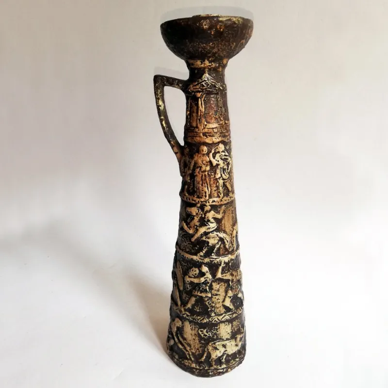 Clearance Pamono Mid-Century Italian Ceramic Candleholder by Aldo Londi for Bitossi