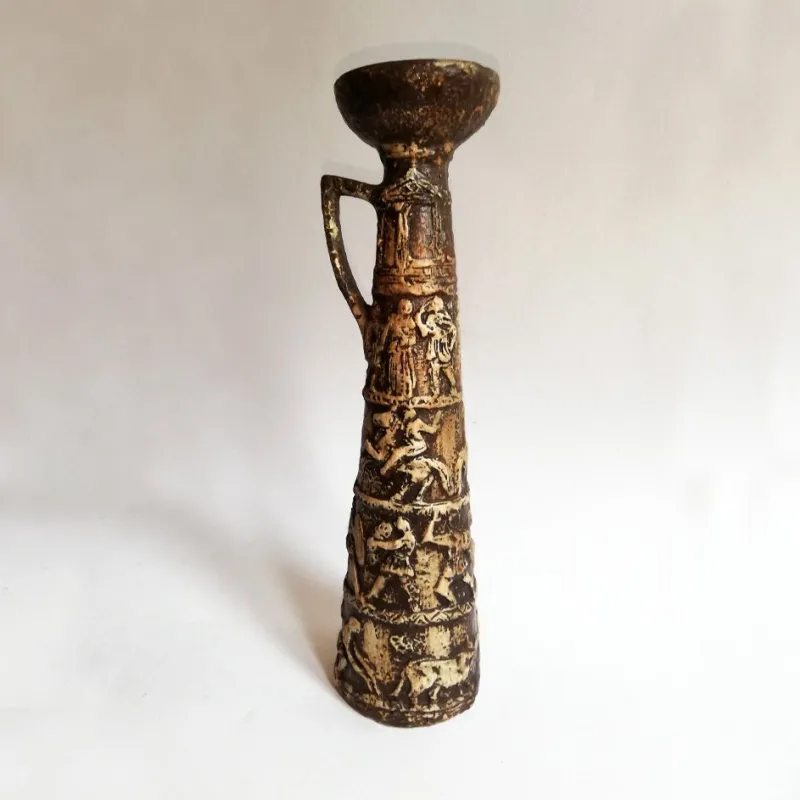 Clearance Pamono Mid-Century Italian Ceramic Candleholder by Aldo Londi for Bitossi