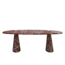 Online Pamono Mid-Century Italian Console Table in Red Marble by Angelo Mangiarotti for Skipper, 1970s