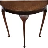 Best Pamono Mid-Century Italian Demi-Lune Console Side Table in Wood, 1960s