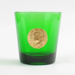 Pamono Mid-Century Italian Green Glasses from Byrrh, Set of 6> Glassware