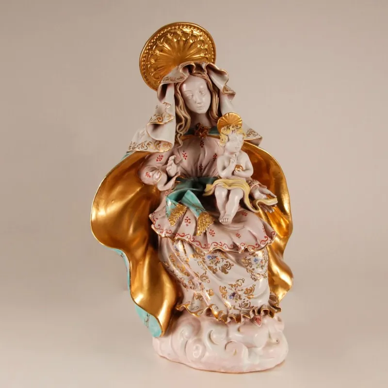 Online Pamono Mid-Century Italian Madonna & Child Sculpture by Eugenio Pattarino, 1960s