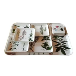 Online Pamono Mid-Century Italian Melamine Tray Set from Mebel, Set of 17
