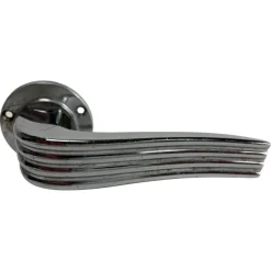 Pamono Mid-Century Italian Metal Door Handles Door, 1960s, Set of 2> Architectural Elements