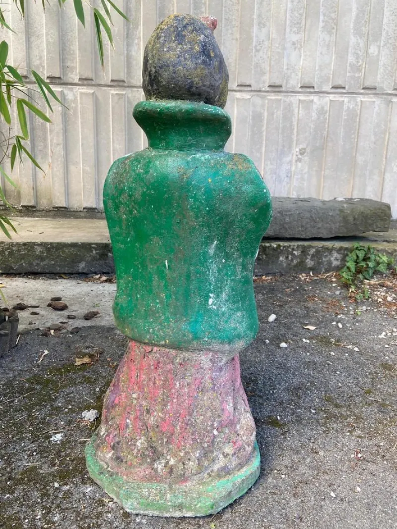 Pamono Mid-Century Italian Modern Concrete Snow White Statue