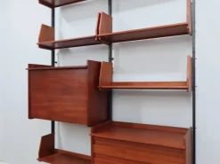Sale Pamono Mid-Century Italian Modular Wall Unit with Folding Desk, 1950s