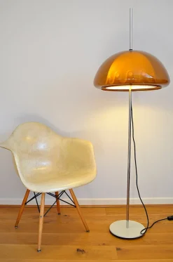 Outlet Pamono Mid-Century Italian Mushroom Floor Lamp from Meblo, 1960s