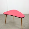 Pamono Mid-Century Italian Oval Red Children's Table> Children's Tables