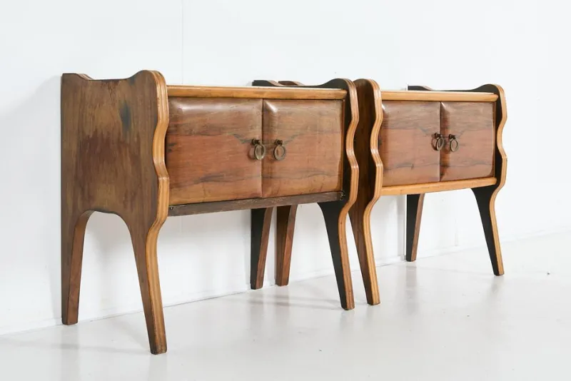Outlet Pamono Mid-Century Italian Sculptural Nightstands, 1950s, Set of 2