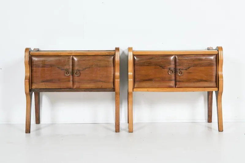 Outlet Pamono Mid-Century Italian Sculptural Nightstands, 1950s, Set of 2