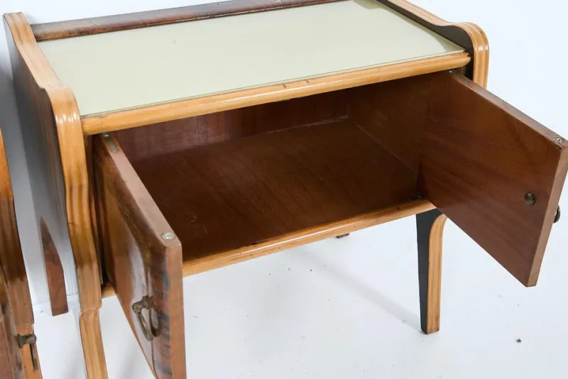 Outlet Pamono Mid-Century Italian Sculptural Nightstands, 1950s, Set of 2