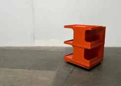 Pamono Mid-Century Italian Space Age Bar Trolley or Side Table by Giovanni Pelis for Stile Neolt, 1960s><noscript><img width=
