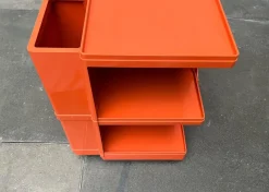 Pamono Mid-Century Italian Space Age Bar Trolley or Side Table by Giovanni Pelis for Stile Neolt, 1960s><noscript><img width=