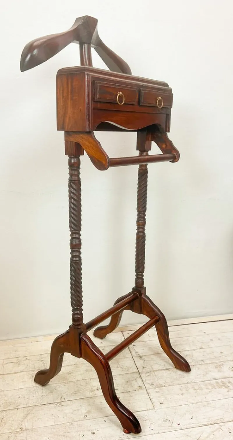 Clearance Pamono Mid-Century Italian Teak Valet Stand, 1970s