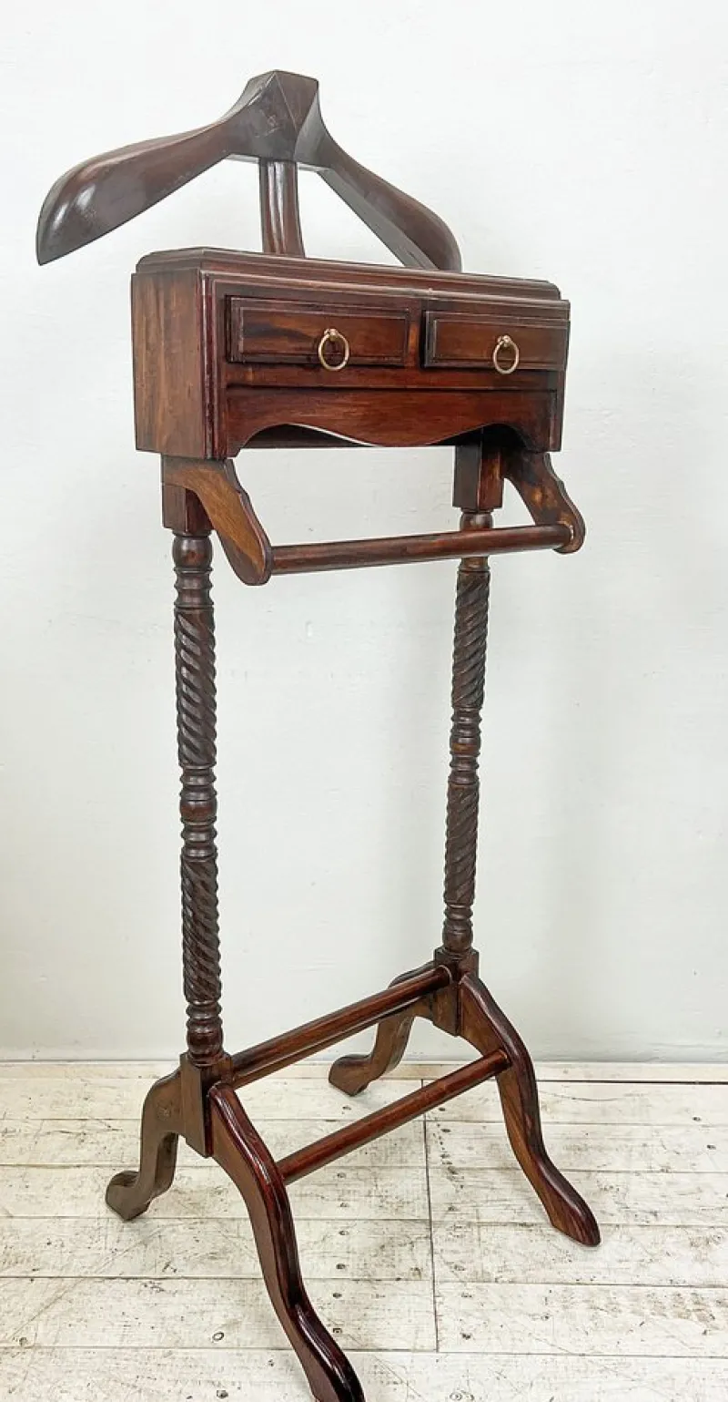Clearance Pamono Mid-Century Italian Teak Valet Stand, 1970s