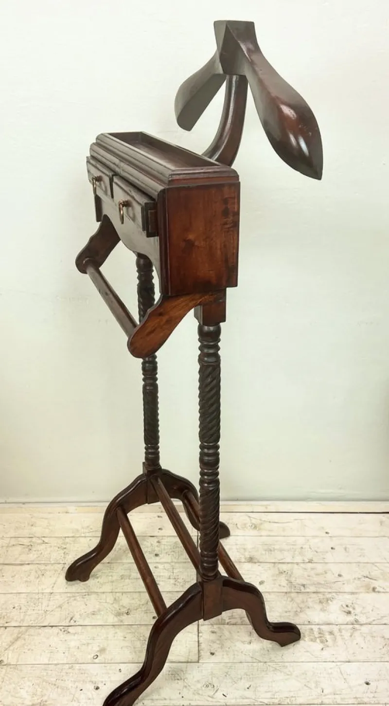 Clearance Pamono Mid-Century Italian Teak Valet Stand, 1970s