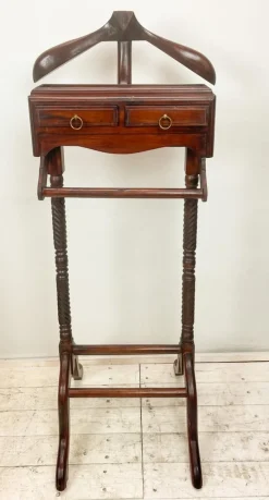 Clearance Pamono Mid-Century Italian Teak Valet Stand, 1970s