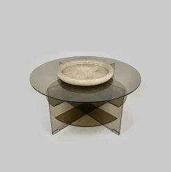 Outlet Pamono Mid-Century Italian Vide-Poche Dish in Travertine by Fratelli Mannelli, 1970s
