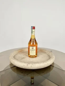 Outlet Pamono Mid-Century Italian Vide-Poche Dish in Travertine by Fratelli Mannelli, 1970s