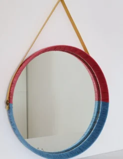 Pamono Mid-Century Italian Wall Mirror, 1960s><noscript><img width=